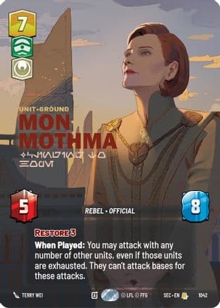 Mon Mothma - Clinging to Hope (Prestige) |  (1042)  [Secrets of Power]
