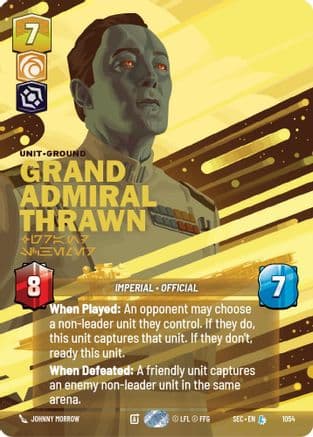 Grand Admiral Thrawn - Grand Schemer (Prestige) |  (1054)  [Secrets of Power]