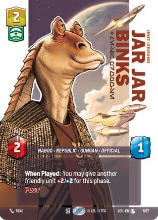 Jar Jar Binks - Mesa Propose (Prestige) |  (1057)  [Secrets of Power]