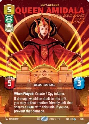 Queen Amidala - Championing Her People (Prestige Foil) | Foil (1084)  [Secrets of Power]