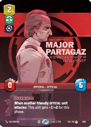 Major Partagaz - Healthcare Provider (Prestige Foil) | Foil (1089)  [Secrets of Power]