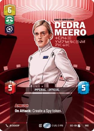 Dedra Meero - With Verifiable Data (Prestige Foil) | Foil (1092)  [Secrets of Power]