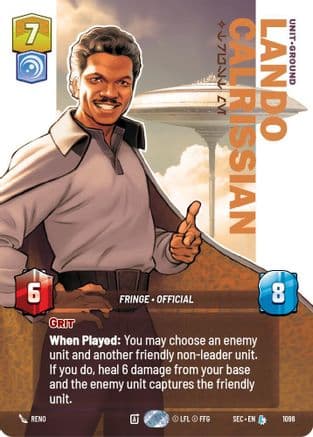 Lando Calrissian - Trust Me (Prestige Foil) | Foil (1098)  [Secrets of Power]