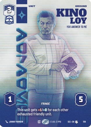 Kino Loy - You Answer to Me (Prestige Foil) | Foil (1118)  [Secrets of Power]