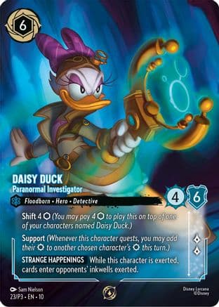 Daisy Duck - Paranormal Investigator (Store Championship Participant) |  (23) [Disney Lorcana Promo Cards]