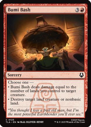 Bumi Bash |  Foil (125) [Avatar: The Last Airbender]