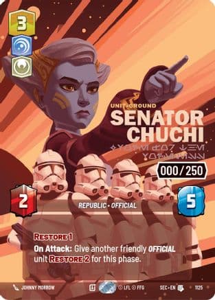 Senator Chuchi - Voice for the Voiceless (Serialized) | Foil (1125)  [Secrets of Power]