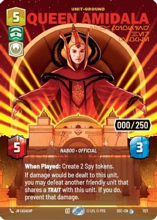 Queen Amidala - Championing Her People (Serialized) | Foil (1127)  [Secrets of Power]
