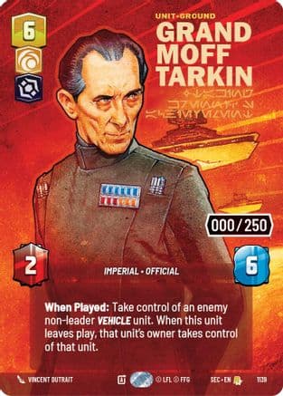 Grand Moff Tarkin - Taking Krennic's Achievement (Serialized) | Foil (1139)  [Secrets of Power]