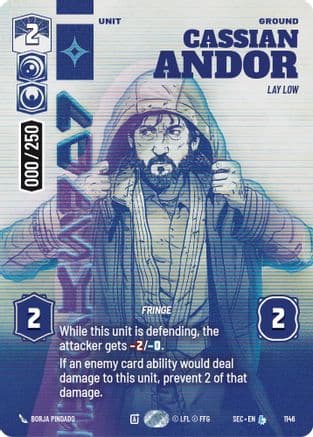 Cassian Andor - Lay Low (Serialized) | Foil (1146)  [Secrets of Power]