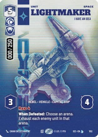 Lightmaker - I Have An Idea (Serialized) | Foil (1152)  [Secrets of Power]