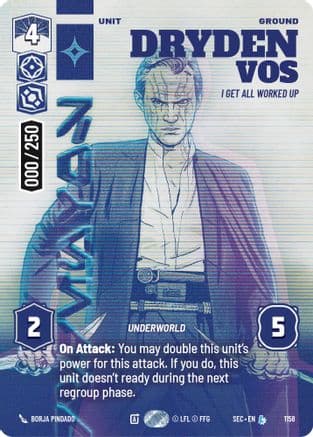 Dryden Vos - I Get All Worked Up (Serialized) | Foil (1158)  [Secrets of Power]