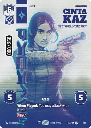 Cinta Kaz - The Struggle Comes First (Serialized) | Foil (1163)  [Secrets of Power]