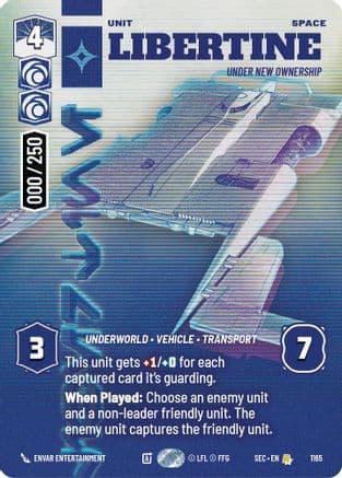 Libertine - Under New Ownership (Serialized) | Foil (1165)  [Secrets of Power]