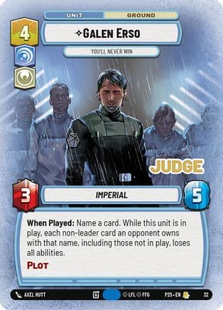 Galen Erso - You'll Never Win |  (32)  [Judge Promos]
