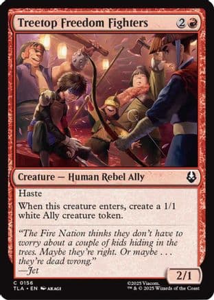 Treetop Freedom Fighters |  Foil (156) [Avatar: The Last Airbender]