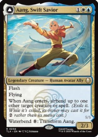 Aang, Swift Savior |  Foil (204) [Avatar: The Last Airbender]