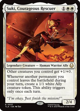Suki, Courageous Rescuer |  Foil (037) [Avatar: The Last Airbender]