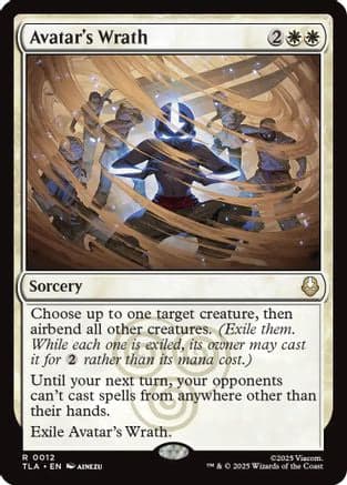 Avatar's Wrath |  Foil (012) [Avatar: The Last Airbender]