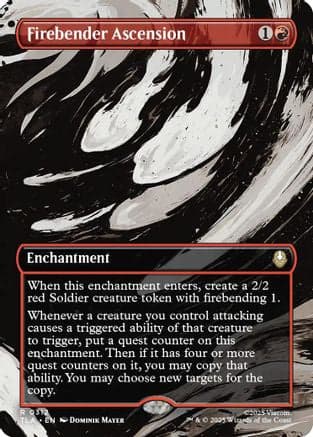 Firebender Ascension (Borderless) |  Foil (312) [Avatar: The Last Airbender]