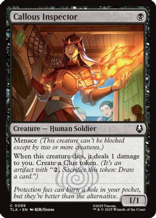 Callous Inspector |  Foil (089) [Avatar: The Last Airbender]