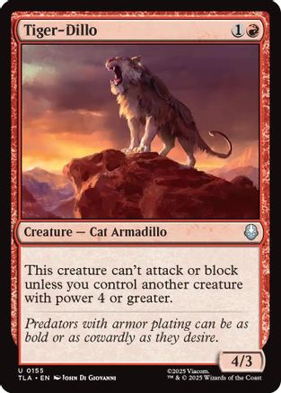 Tiger-Dillo |  Foil (155) [Avatar: The Last Airbender]