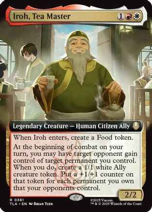 Iroh, Tea Master (Extended Art) |  Foil (381) [Avatar: The Last Airbender]