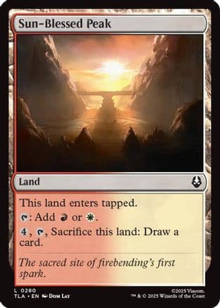 Sun-Blessed Peak |  Foil (280) [Avatar: The Last Airbender]