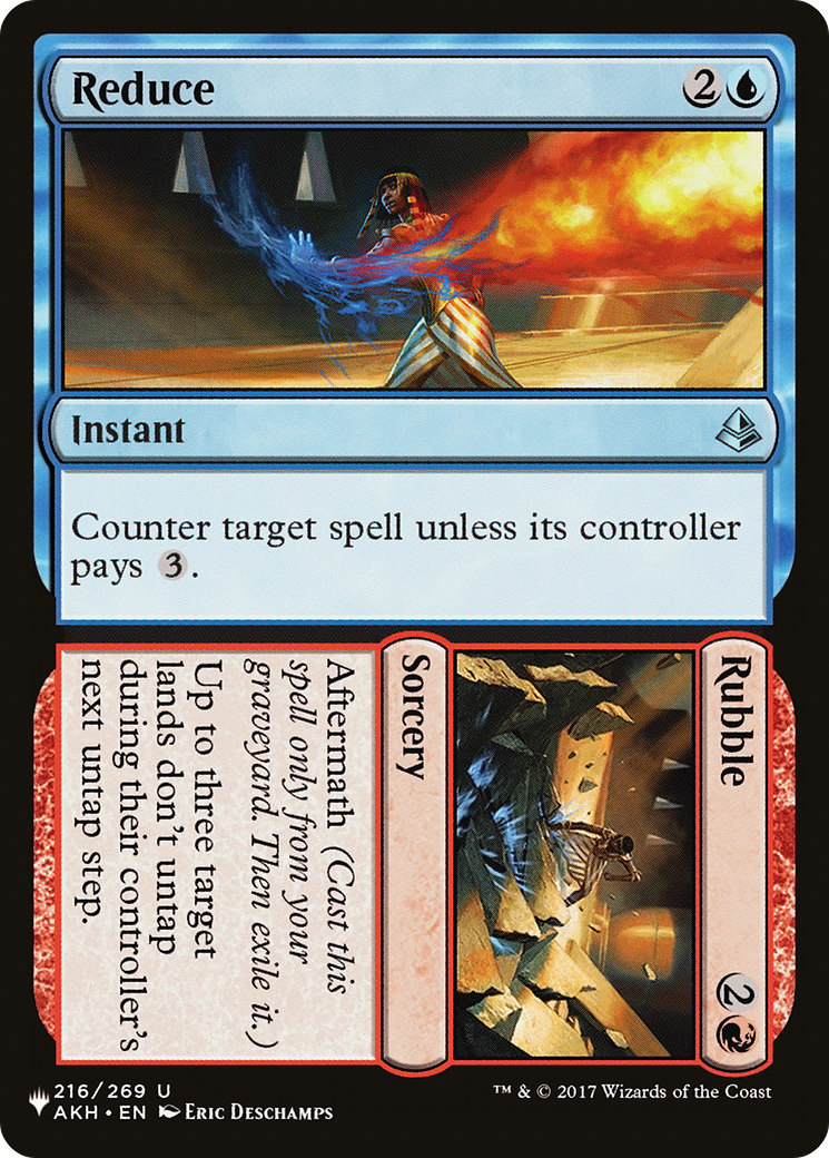 Reduce // Rubble |  (AKH-216) [The List]