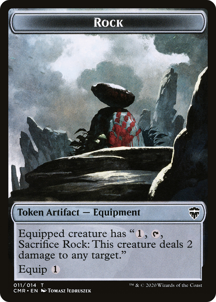 Rock (TCMR-011) - Commander Legends Tokens Foil