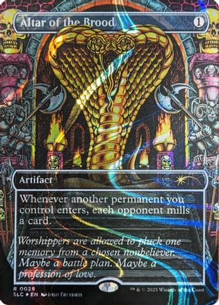 Altar of the Brood (Halo Foil) |  Foil (028) [Secret Lair Countdown Kit]
