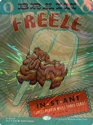 Brain Freeze (Halo Foil) |  Foil (029) [Secret Lair Countdown Kit]