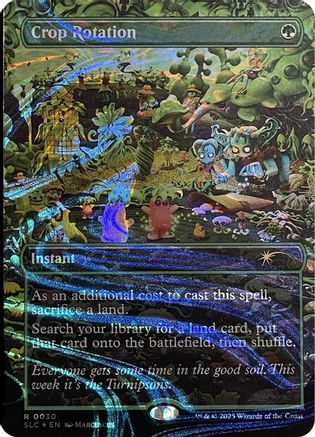 Crop Rotation (Halo Foil) |  Foil (030) [Secret Lair Countdown Kit]