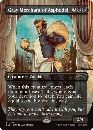 Gray Merchant of Asphodel |  Foil (007) [Secret Lair Countdown Kit]