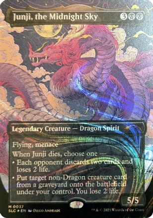 Junji, the Midnight Sky (Halo Foil) |  Foil (037) [Secret Lair Countdown Kit]