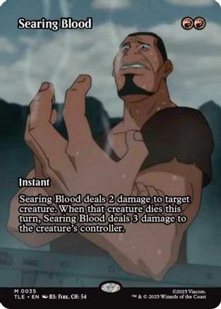 Searing Blood (Borderless) |  (035) [Avatar: The Last Airbender: Eternal-Legal]