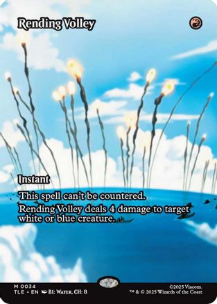 Rending Volley (Borderless) |  (034) [Avatar: The Last Airbender: Eternal-Legal]