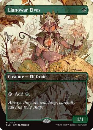 Llanowar Elves |  (012) [Secret Lair Countdown Kit]