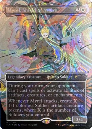 Myrel, Shield of Argive (Halo Foil) |  Foil (040) [Secret Lair Countdown Kit]