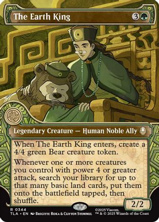 The Earth King (Showcase) |  Foil (344) [Avatar: The Last Airbender]
