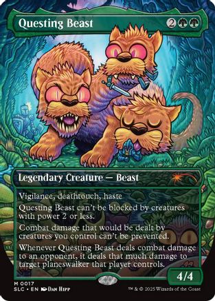 Questing Beast |  Foil (017) [Secret Lair Countdown Kit]