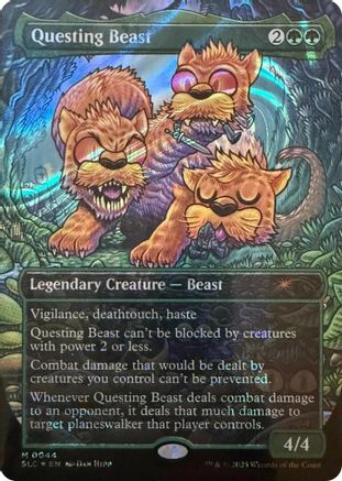 Questing Beast (Halo Foil) |  Foil (044) [Secret Lair Countdown Kit]