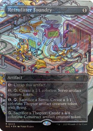 Retrofitter Foundry (Halo Foil) |  Foil (045) [Secret Lair Countdown Kit]