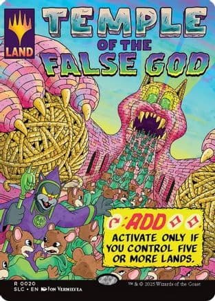 Temple of the False God |  Foil (020) [Secret Lair Countdown Kit]