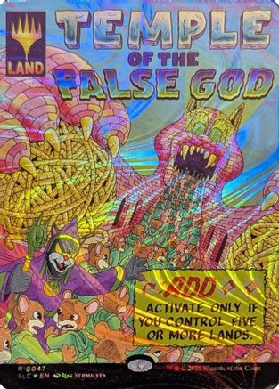 Temple of the False God (Halo Foil) |  Foil (047) [Secret Lair Countdown Kit]