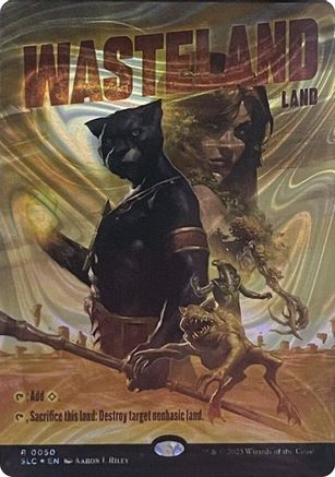 Wasteland (Halo Foil) |  Foil (050) [Secret Lair Countdown Kit]