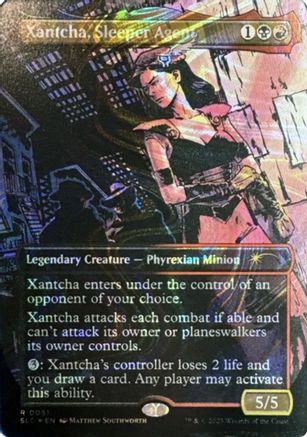 Xantcha, Sleeper Agent (Halo Foil) |  Foil (051) [Secret Lair Countdown Kit]