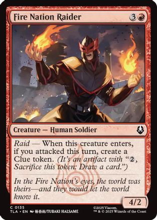 Fire Nation Raider |  Foil (135) [Avatar: The Last Airbender]