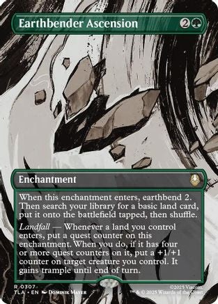 Earthbender Ascension (Borderless) |  Foil (307) [Avatar: The Last Airbender]