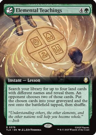 Elemental Teachings (Extended Art) |  Foil (378) [Avatar: The Last Airbender]
